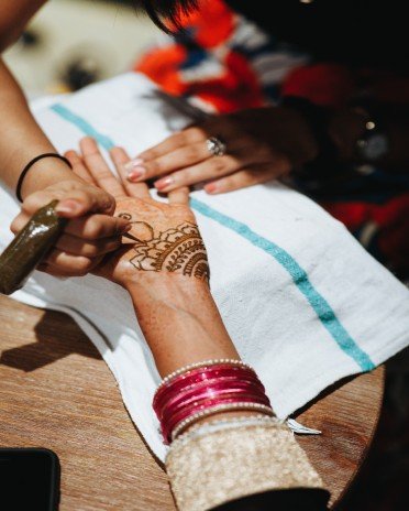 drawing traditional mehndi indian wedding ceremony (1)